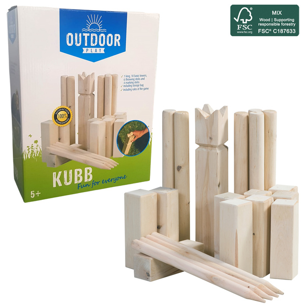 Kubb Game incl Draagtas FSC Kubb Game incl Draagtas FSC