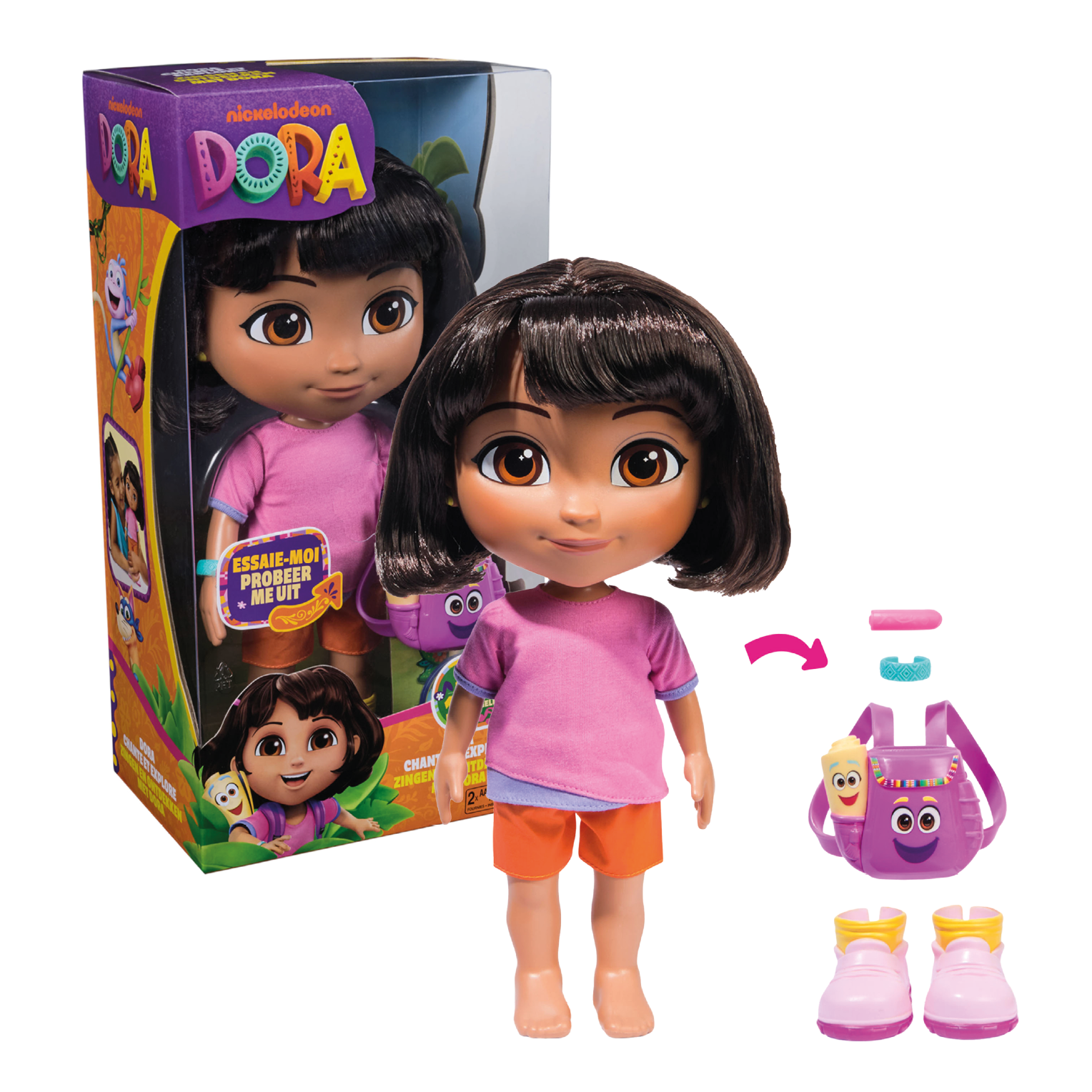 Dora pop met muziek en geluid