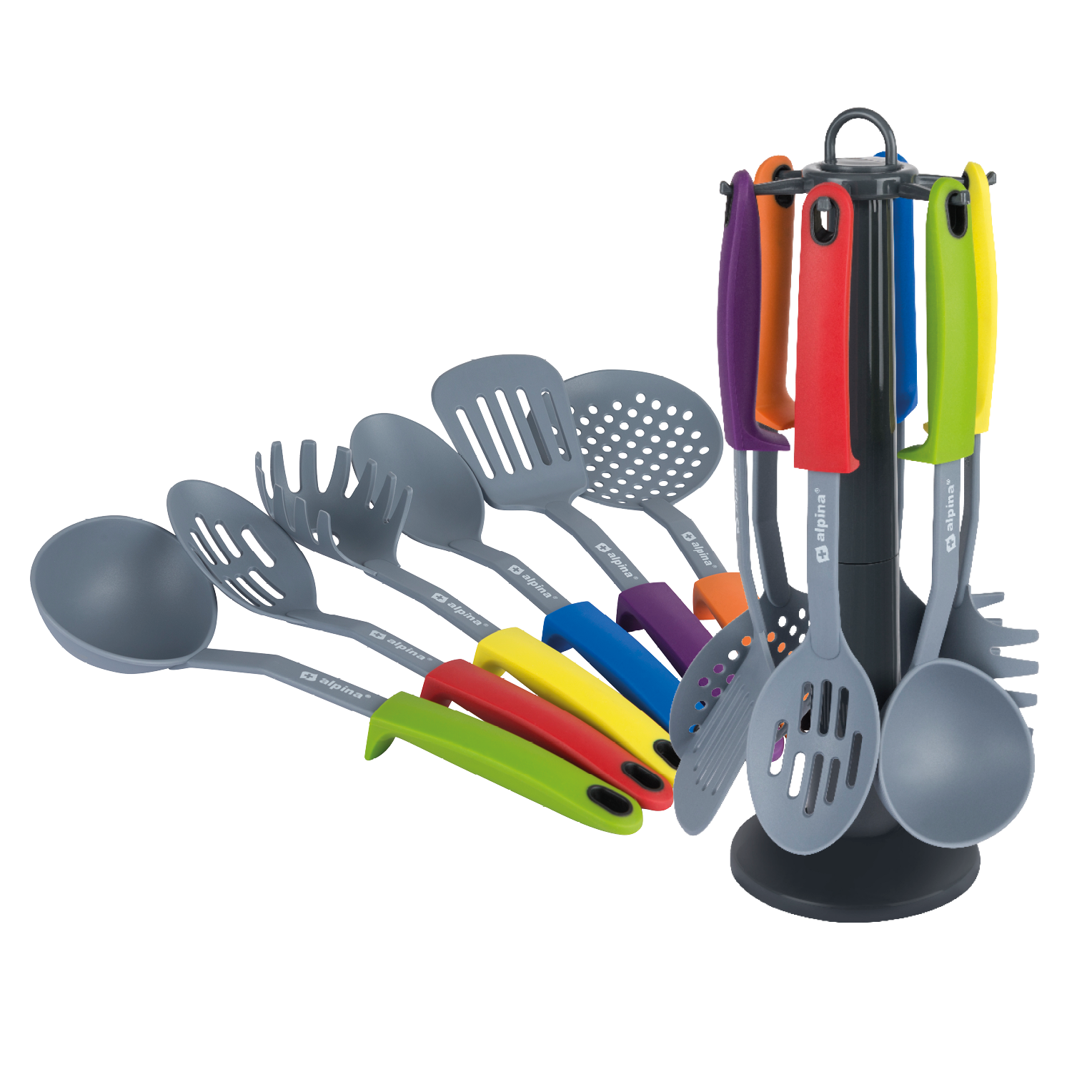 Alpina keukengerei & rek (7 delig)