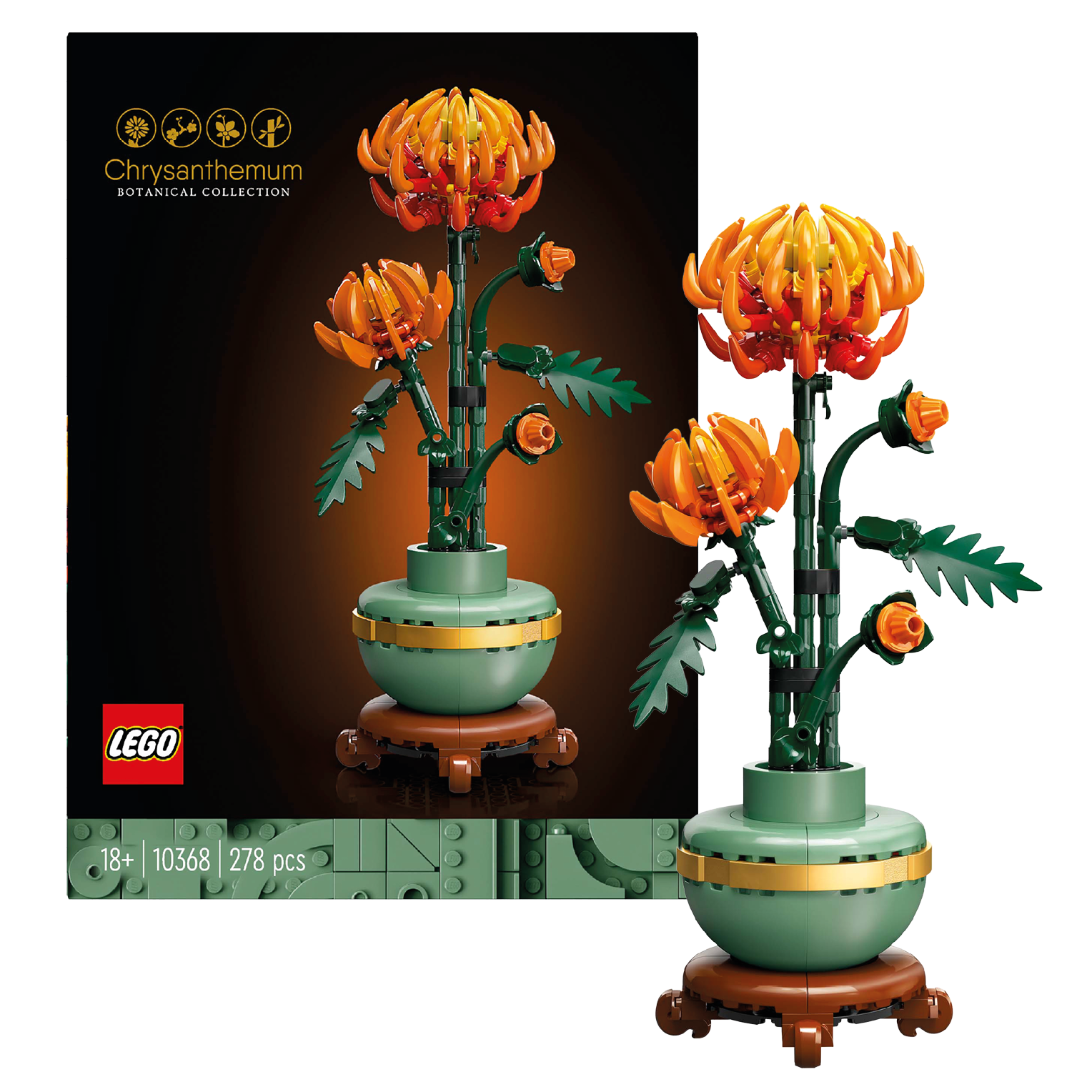 Lego Botanical Flowers Chrysant