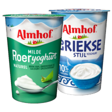 Almhof roeryoghurt of Griekse stijl yoghurt