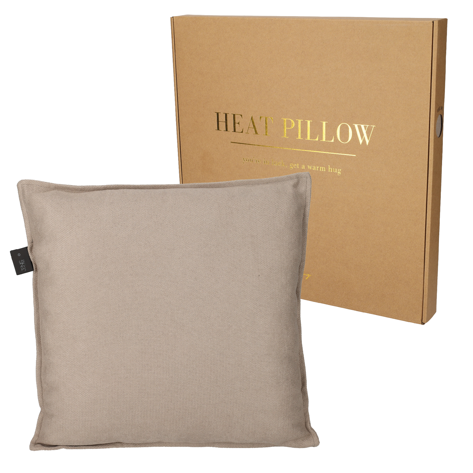 Jens Living warmtekussen taupe