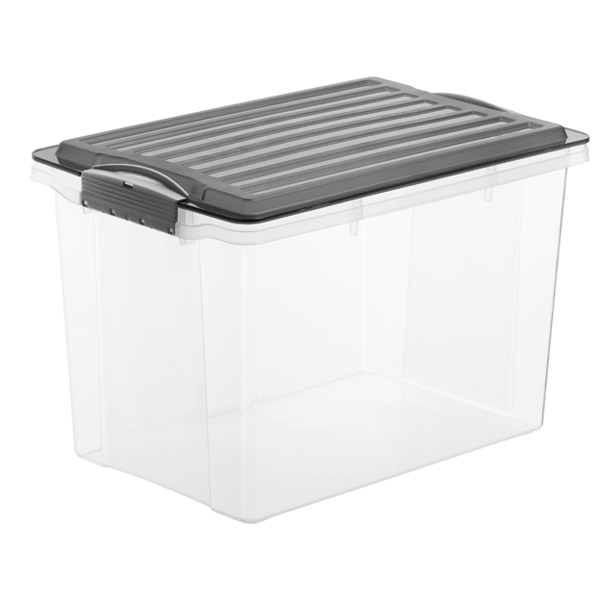 opberbox met deksel set van 3 stuks inh. 19 liter