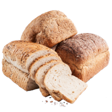 Bakkersbrood wit meerzaden, volkoren meerzaden ...
