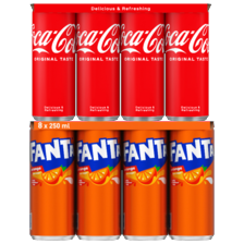 Coca-Cola of Fanta