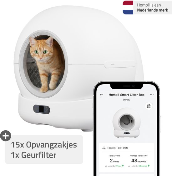 Hombli Slimme kattenbak