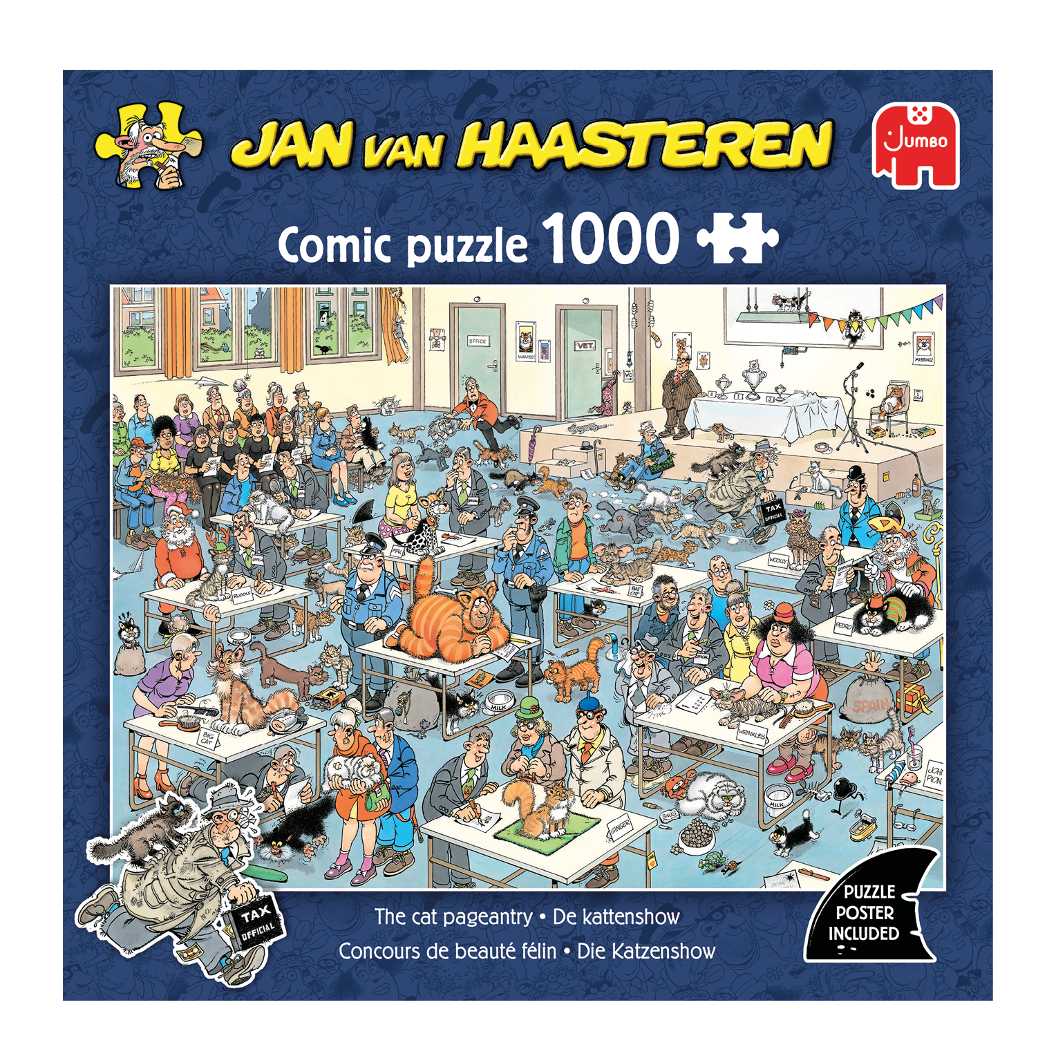Jan van Haasteren puzzel de Kattenshow