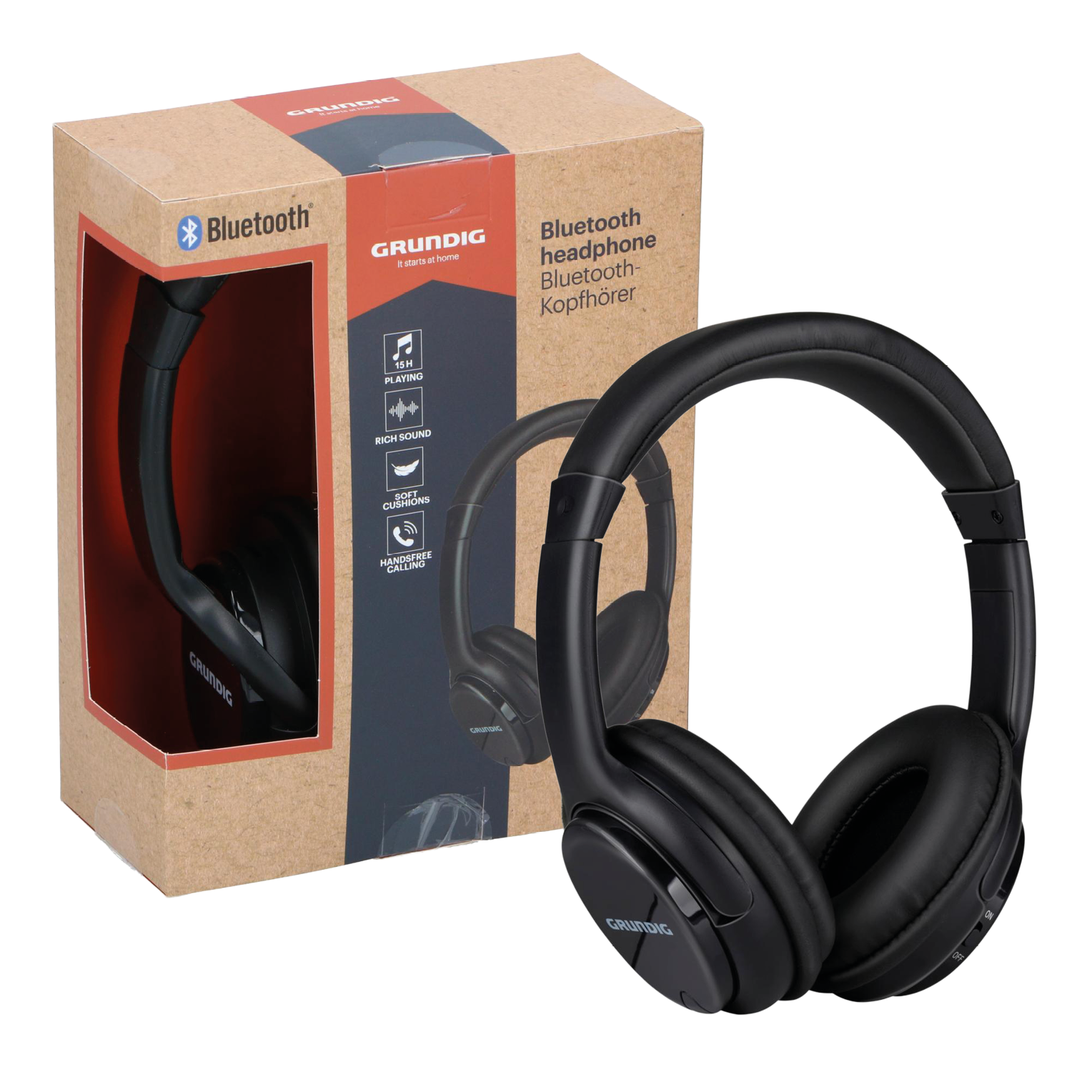 Grundig bluetooth hoofdtelefoon
