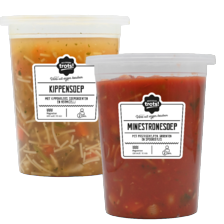 Noordertrots kippen- of minestronesoep