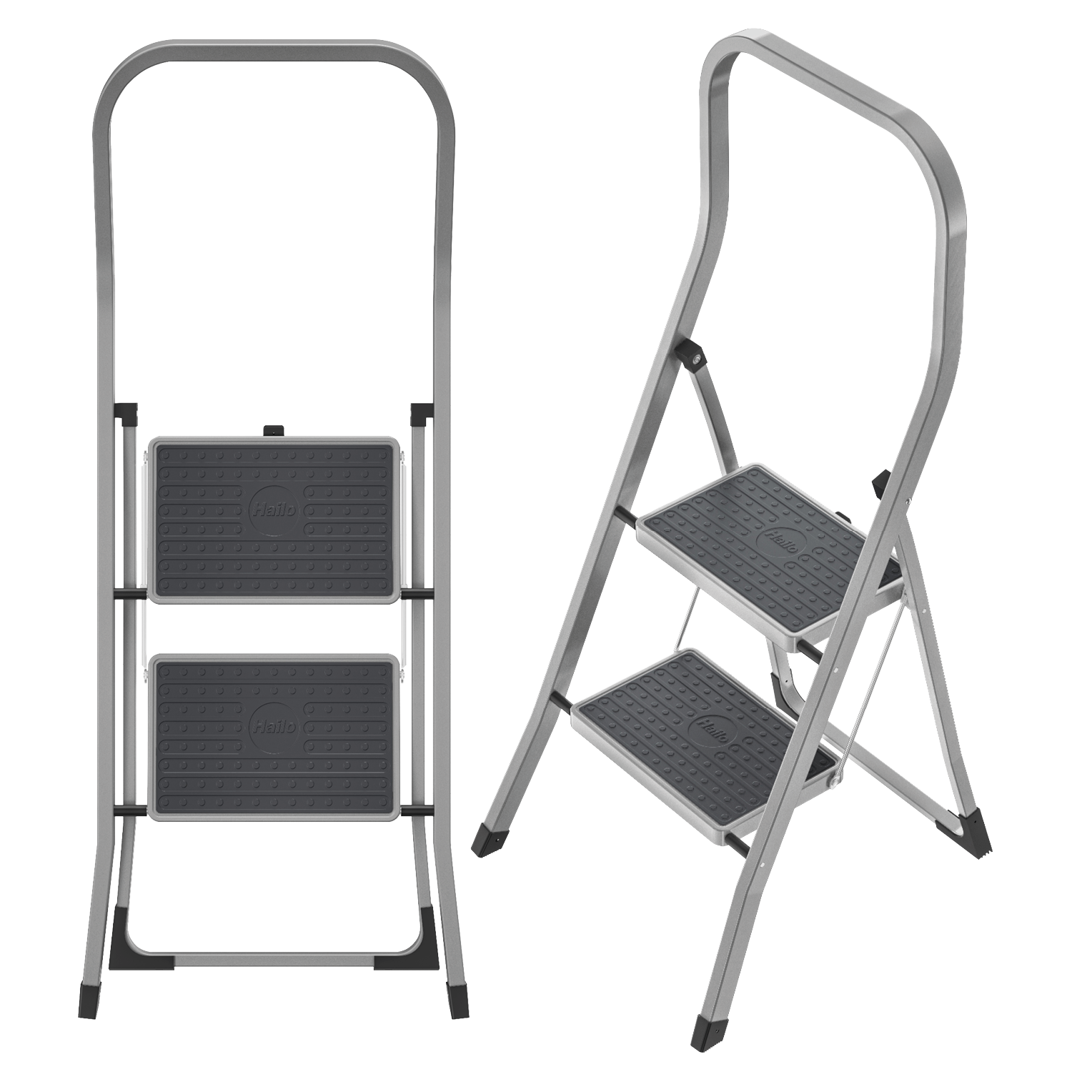 Hailo keukentrap met hoge beugel