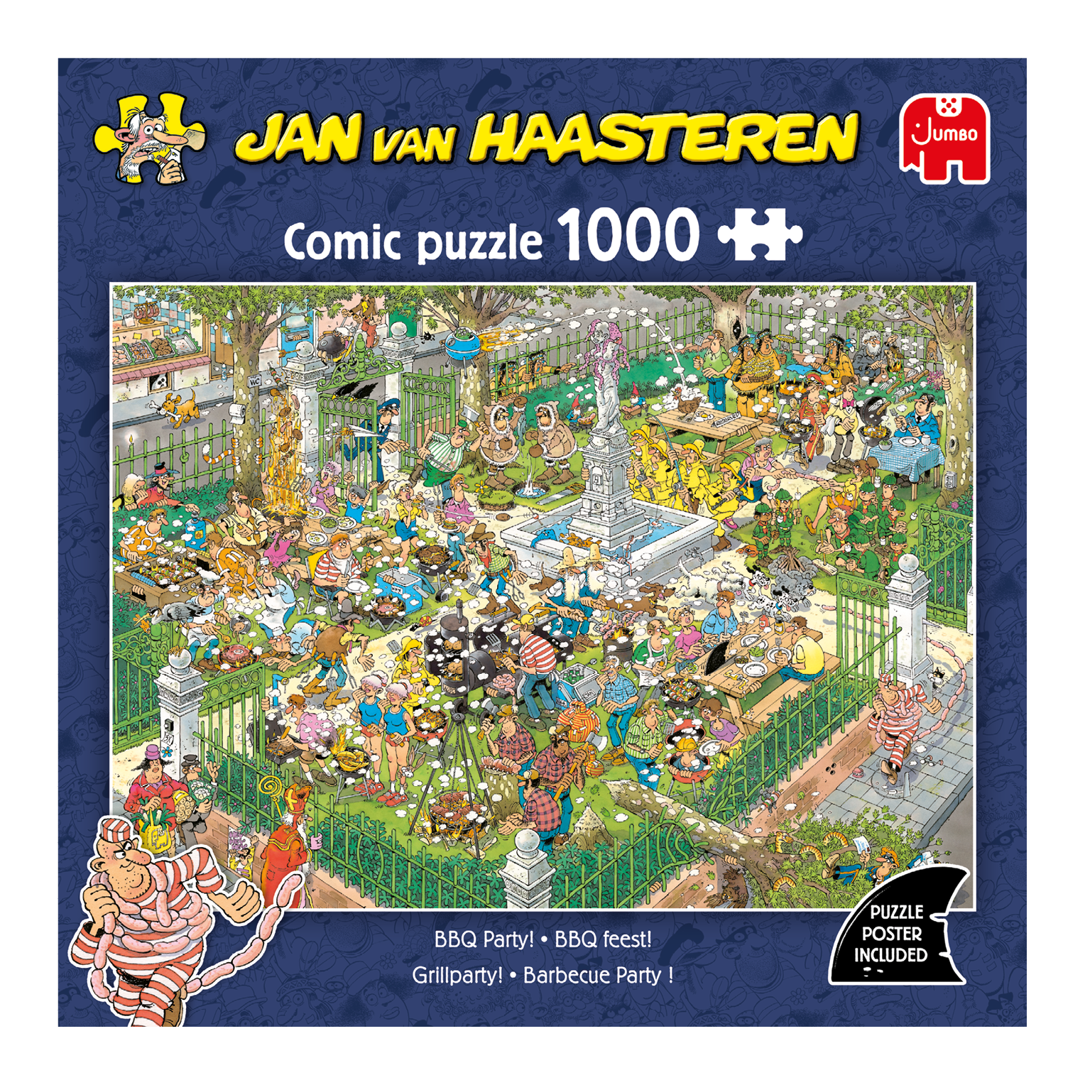 Jan van Haasteren puzzel BBQ feest