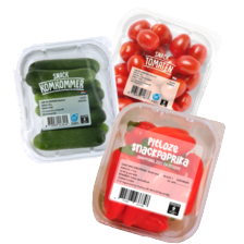 Snoeptomaten, -tomatenmix, -komkommers of -papr...