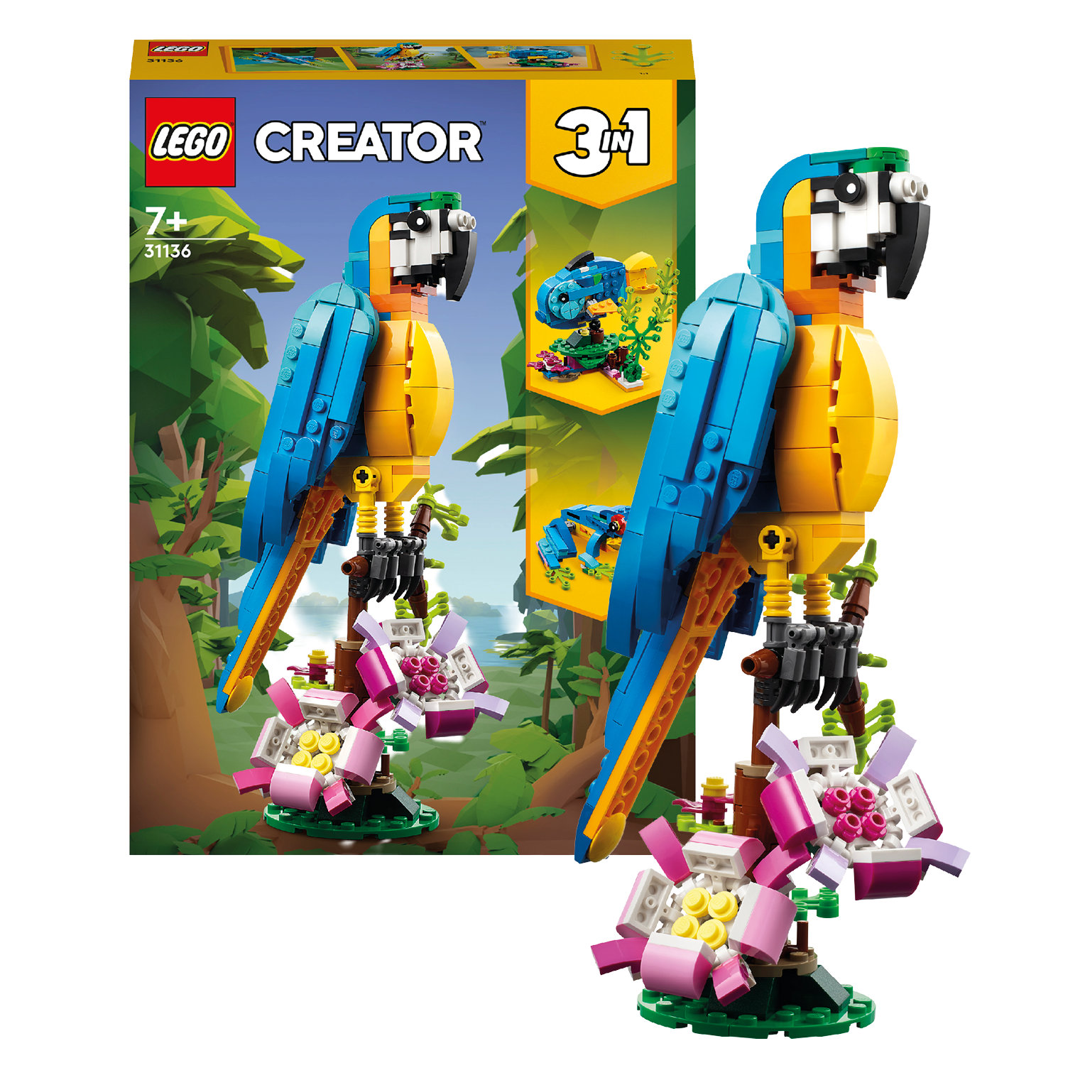 Lego Exotische papegaai